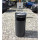 Design-Linie Abfallbehälter - A1080-50RA-ANT - 50 l, rund, Ascher, Aufstellen/Aufdübeln, 1 Einwurf, VA + pulverbeschichtet anthrazit*