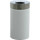 Design-Linie Abfallbehälter - A1070-9010 - 75 l, rund, Aufstellen/Aufdübeln, Edelstahl + pulverbeschichtet RAL 9010 - reinweiß, Deckel nur Edelstahl